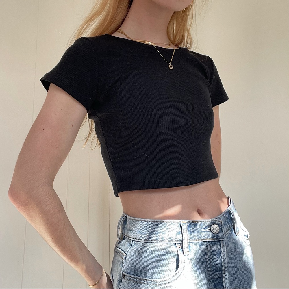 princess polly ribbed baby tee